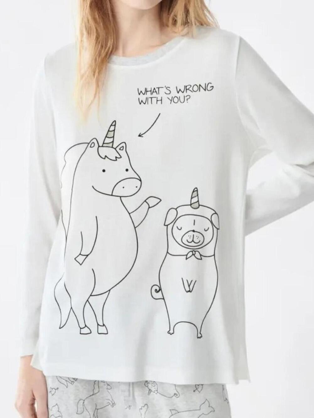 Oysho Unicorn Top
